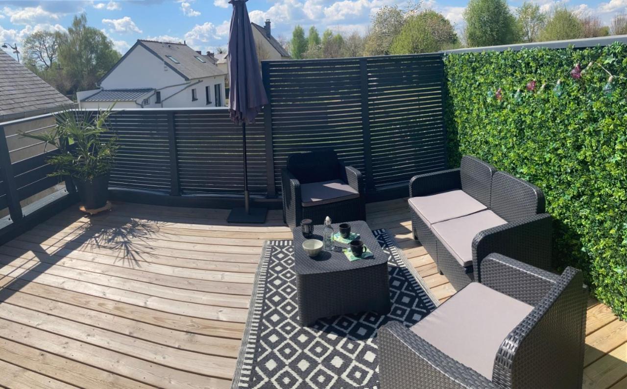 Gite La Terrasse Du 37 Breteil Exteriör bild