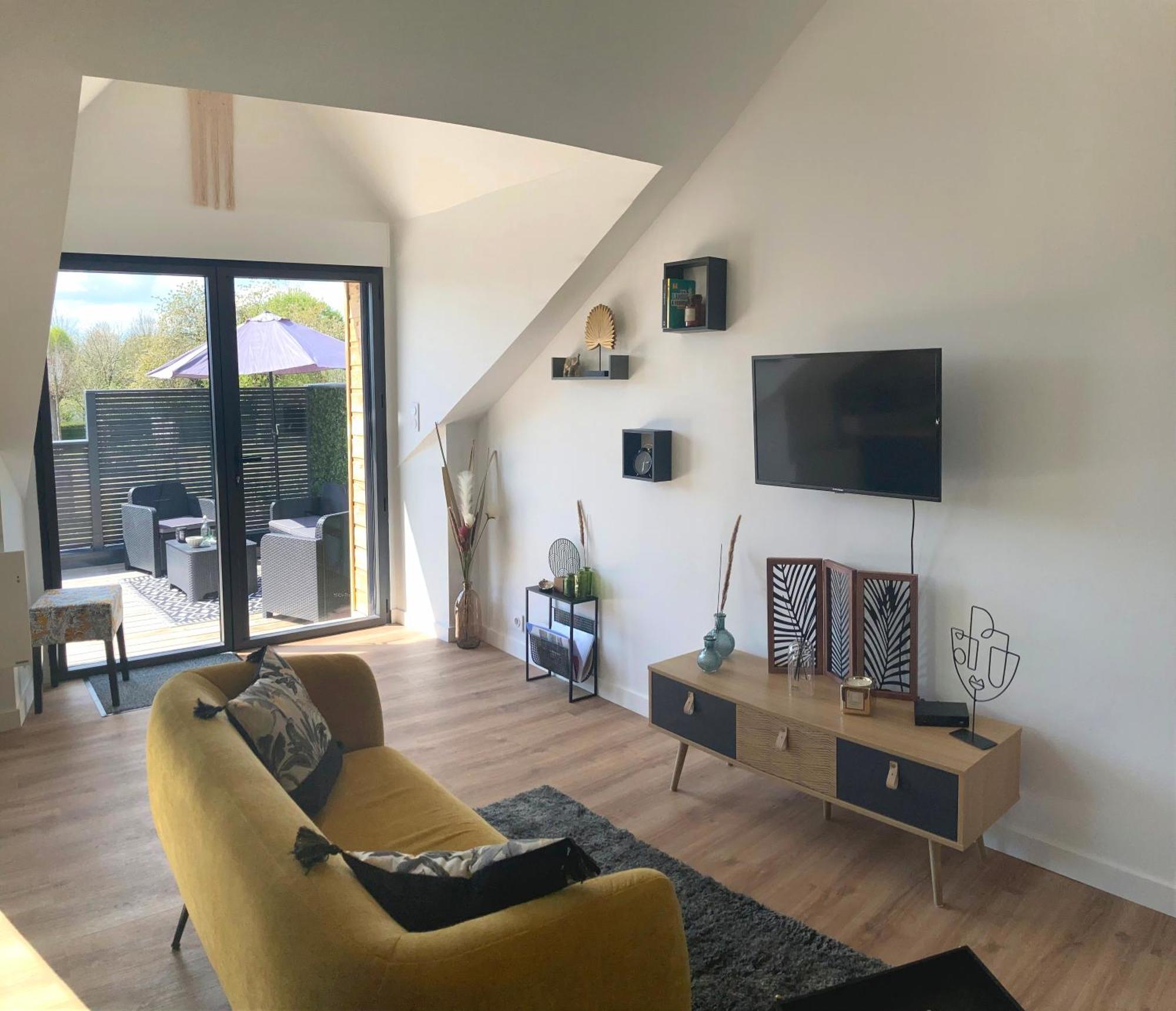 Gite La Terrasse Du 37 Breteil Exteriör bild